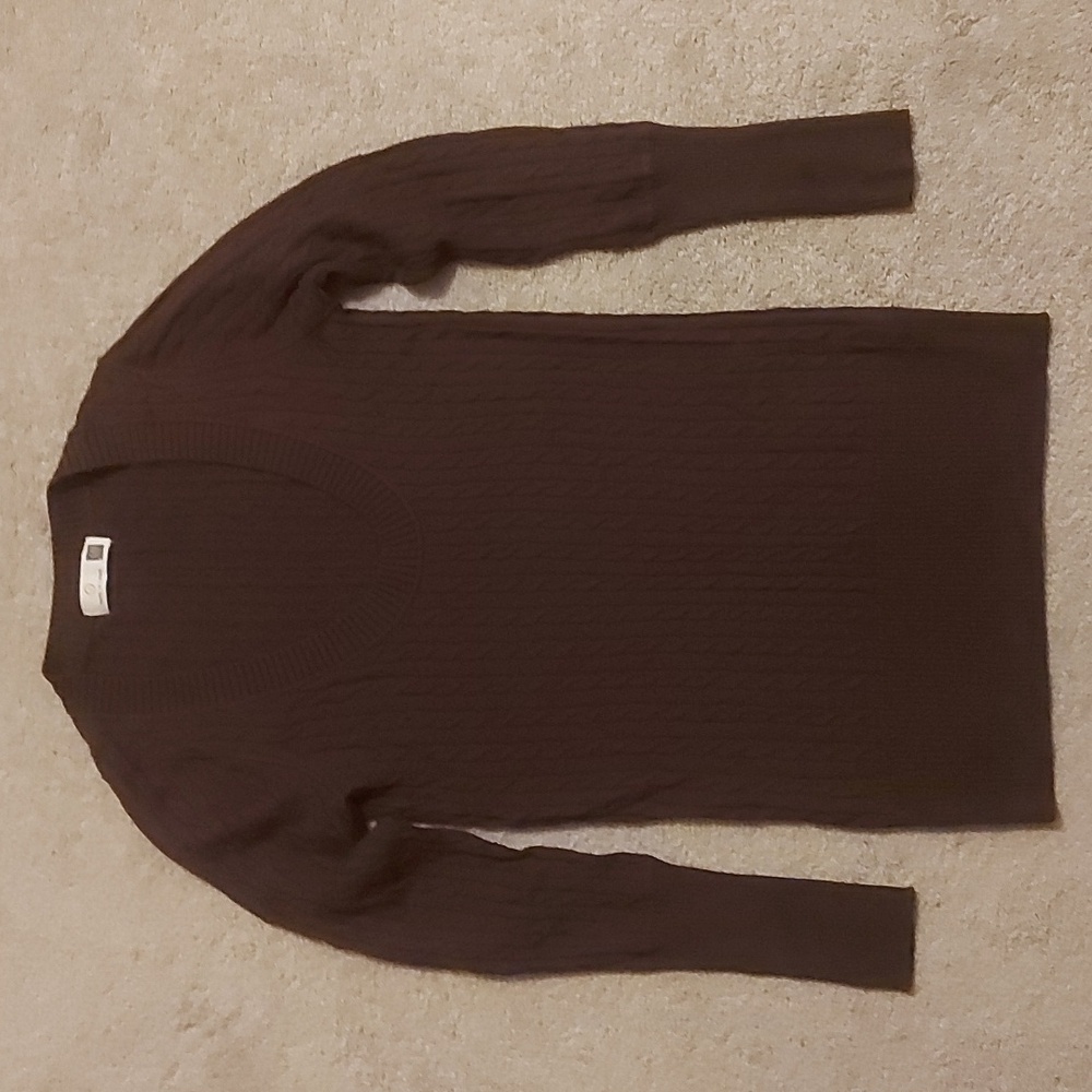 Gap brown cotton/ cashmere sweater